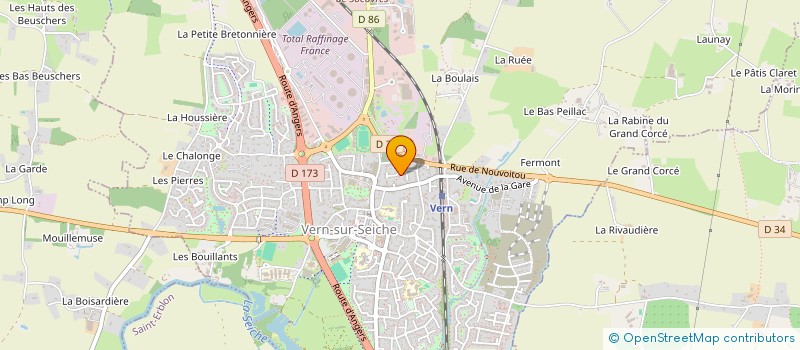 localisation de l'entreprise BRYSTEMCP  VERN-SUR-SEICHE