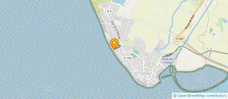 localisation de l'entreprise BRYVAR  LE CROTOY