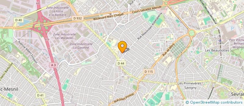 localisation de l'entreprise BRZ  AULNAY-SOUS-BOIS