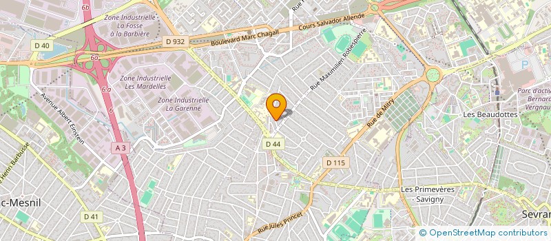 localisation de l'entreprise BRZ à AULNAY-SOUS-BOIS