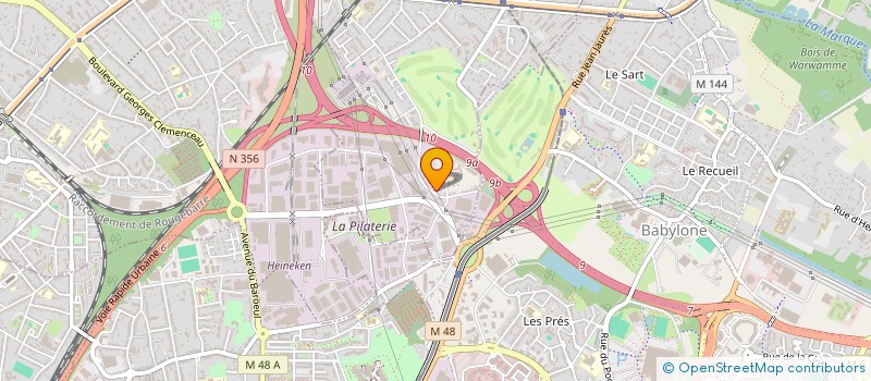 localisation de l'entreprise BRZ GESTION SOCIALE à WASQUEHAL