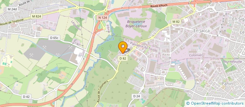 localisation de l'entreprise BRZ SERVICES à PLAISANCE-DU-TOUCH