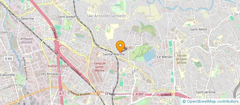 localisation de l'entreprise BS 13 à MARSEILLE