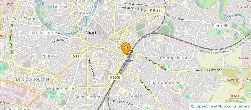 localisation de l'entreprise BS  NIORT