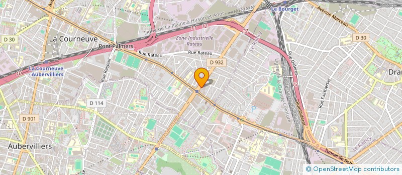 localisation de l'entreprise BS à LA COURNEUVE