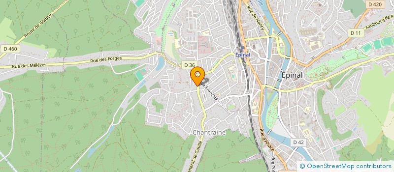 localisation de l'entreprise BS à EPINAL