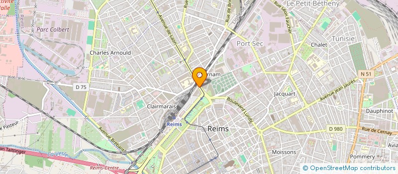 localisation de l'entreprise BS  REIMS