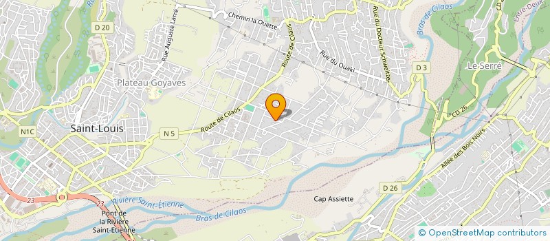 localisation de l'entreprise BS à SAINT-LOUIS