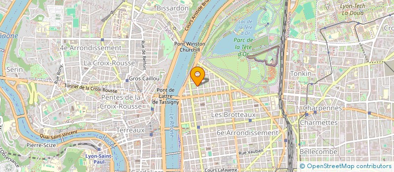 localisation de l'entreprise BS  LYON