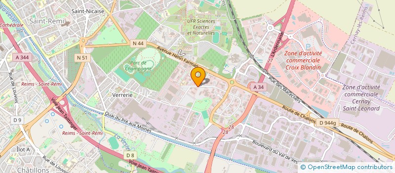 localisation de l'entreprise BS AFFAIRES  REIMS