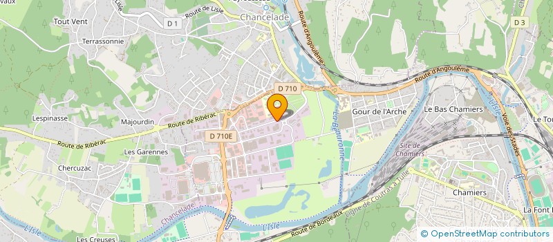 localisation de l'entreprise BS AFFUTAGE  MARSAC-SUR-L ISLE