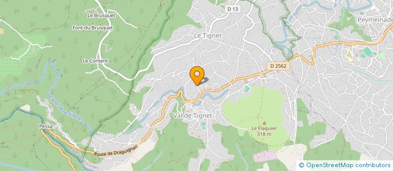 localisation de l'entreprise BS AGENCY à LE TIGNET