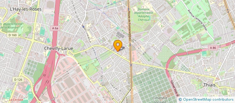 localisation de l'entreprise BS ANIMAUX  CHEVILLY-LARUE