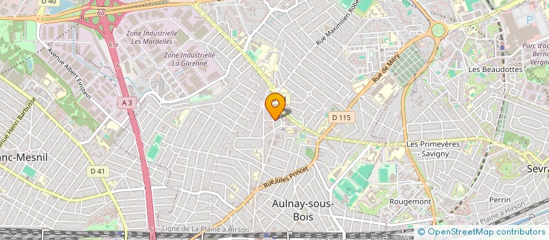 localisation de l'entreprise BS AUDIT à AULNAY-SOUS-BOIS
