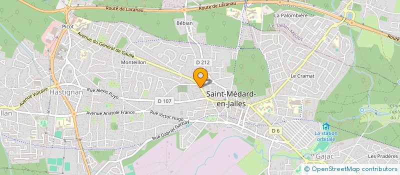 localisation de l'entreprise BS AURO VITRAGE à SAINT-MEDARD-EN-JALLES