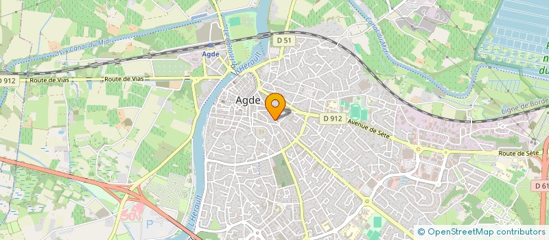 localisation de l'entreprise BS AUTO 7 à SETE