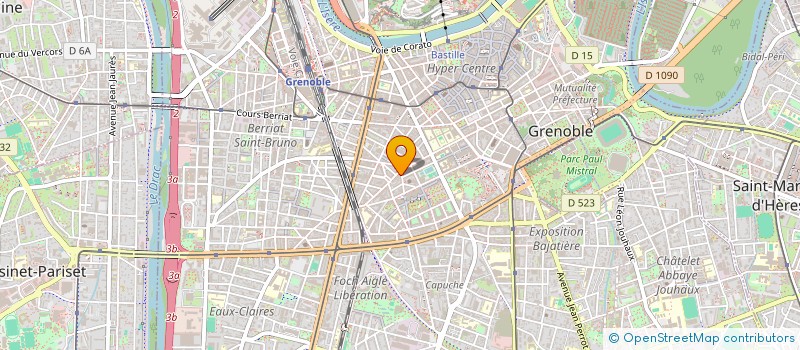 localisation de l'entreprise BS BARBER 38  GRENOBLE