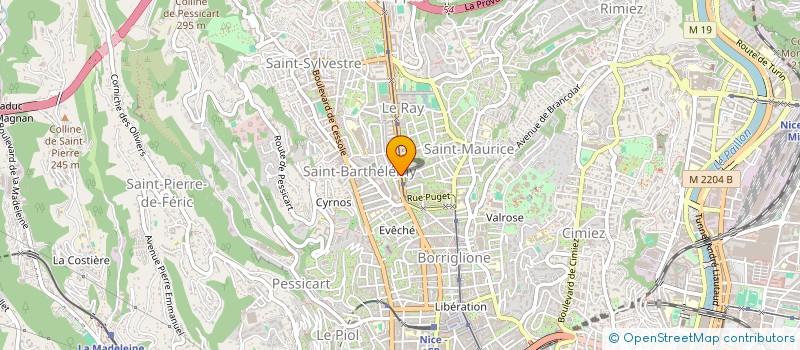 localisation de l'entreprise BS BARBER  NICE