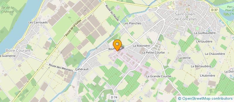 localisation de l'entreprise BS CARRELAGE à SAINT-JULIEN-DE-CONCELLES