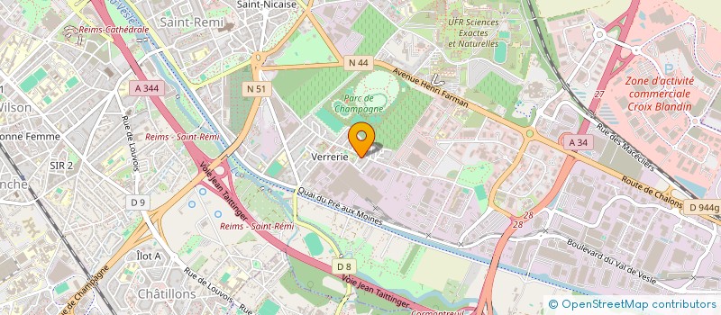 localisation de l'entreprise BS CARS  REIMS