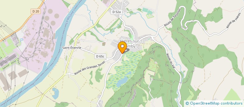 localisation de l'entreprise BS CEREALES à HIERES-SUR-AMBY