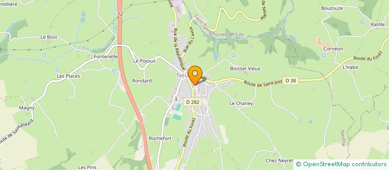 localisation de l'entreprise BS CHAUDRONNERIE SOUDEUR  NEULISE