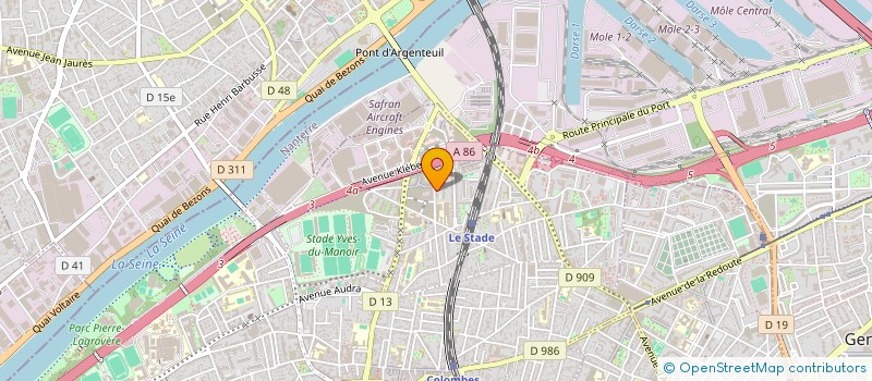 localisation de l'entreprise BS CLEAN  COLOMBES