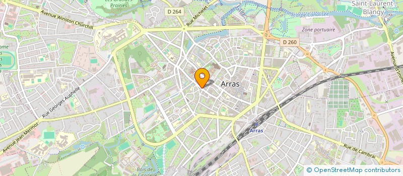localisation de l'entreprise BS CLINIC ARRAS à ARRAS
