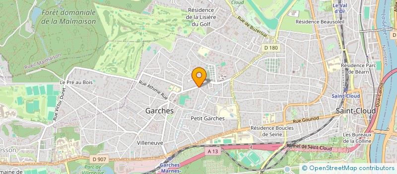 localisation de l'entreprise BS CLINIC GARCHES à GARCHES