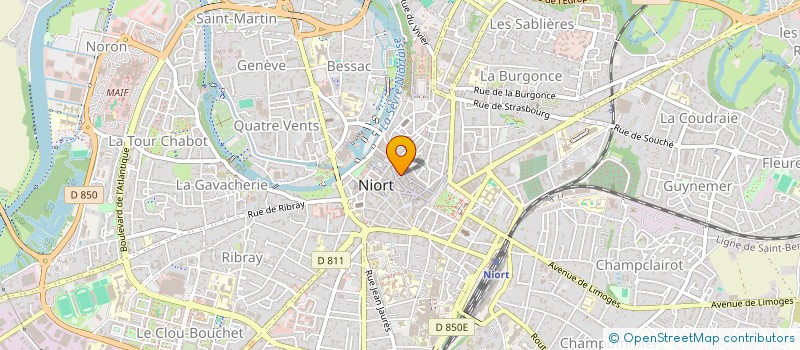 localisation de l'entreprise BS CLINIC NIORT à NIORT