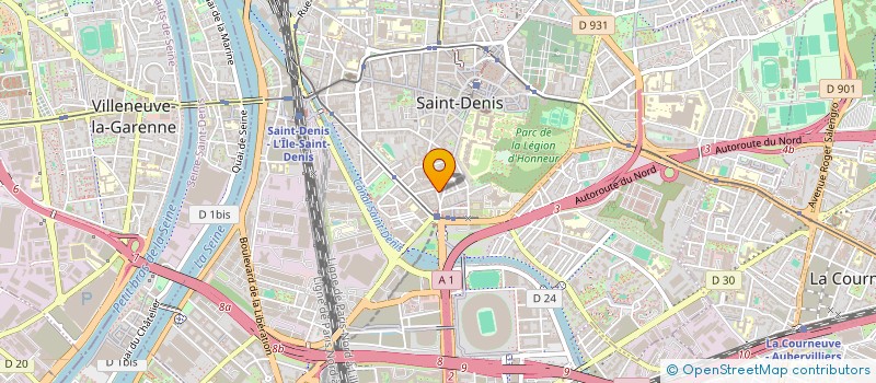 localisation de l'entreprise BS COIF à SAINT-DENIS