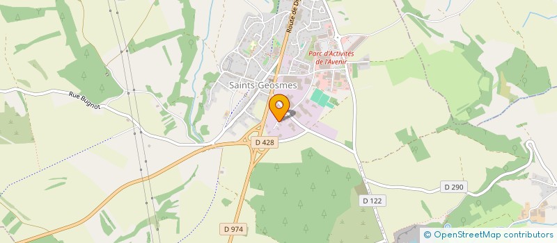 localisation de l'entreprise BS COMMUNICATION à SAINTS-GEOSMES