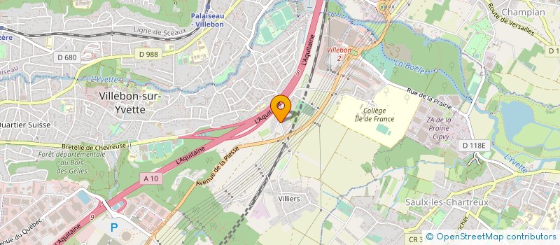 localisation de l'entreprise BS CONCEPT IDF à VILLEBON-SUR-YVETTE