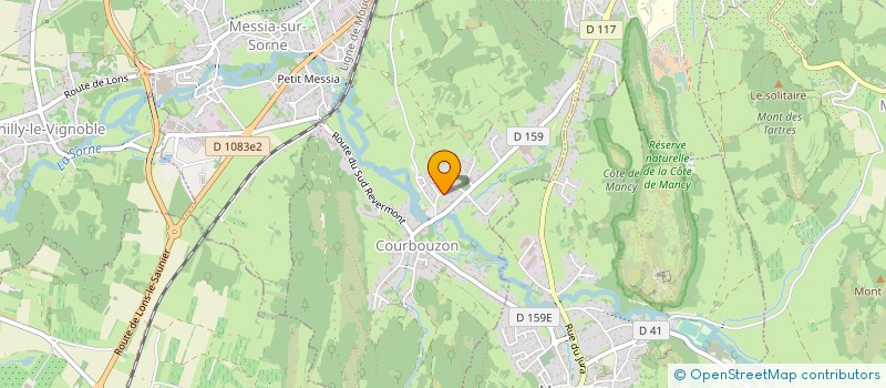 localisation de l'entreprise BS CONFORT  COURBOUZON