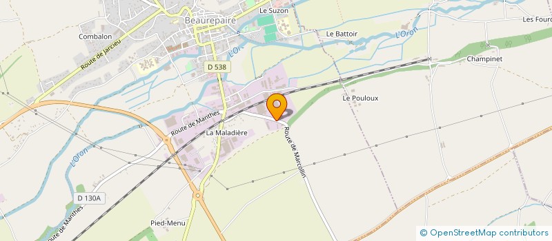 localisation de l'entreprise BS CONSTRUCTION à BEAUREPAIRE