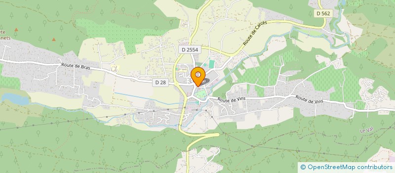 localisation de l'entreprise BS CONSTRUCTION  LE VAL