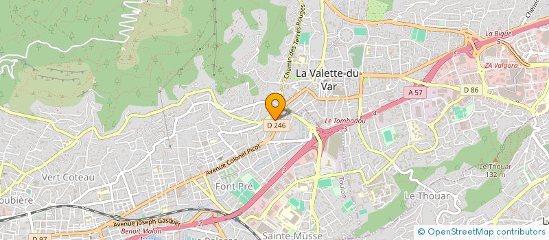 localisation de l'entreprise BS CONSTRUCTIONS  TOULON