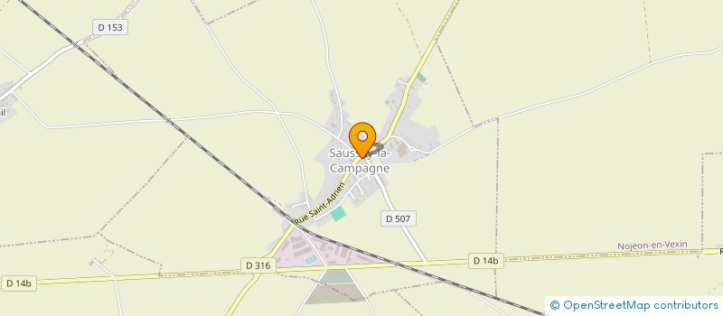 localisation de l'entreprise BS CUISINE  SAUSSAY-LA-CAMPAGNE