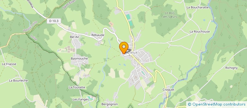 localisation de l'entreprise BS DATALAB  JONZIEUX