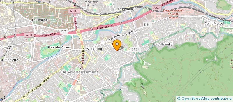 localisation de l'entreprise BS DESIGN à MARSEILLE
