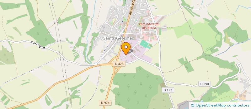 localisation de l'entreprise BS DESIGNS à SAINTS-GEOSMES
