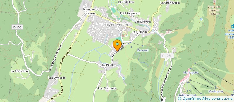 localisation de l'entreprise BS DEVELOPER  LANS-EN-VERCORS