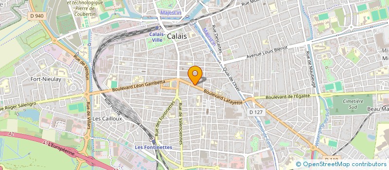 localisation de l'entreprise BS DEVOS  CALAIS