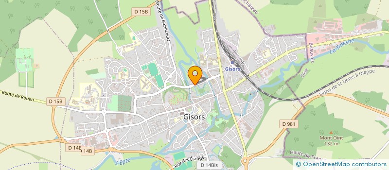 localisation de l'entreprise BS DIFFUSION à GISORS