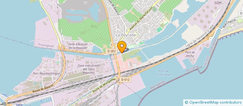 localisation de l'entreprise BS DIFFUSION à FRONTIGNAN