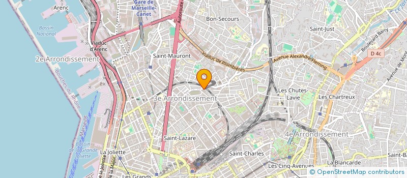 localisation de l'entreprise BS DIFFUSION à MARSEILLE