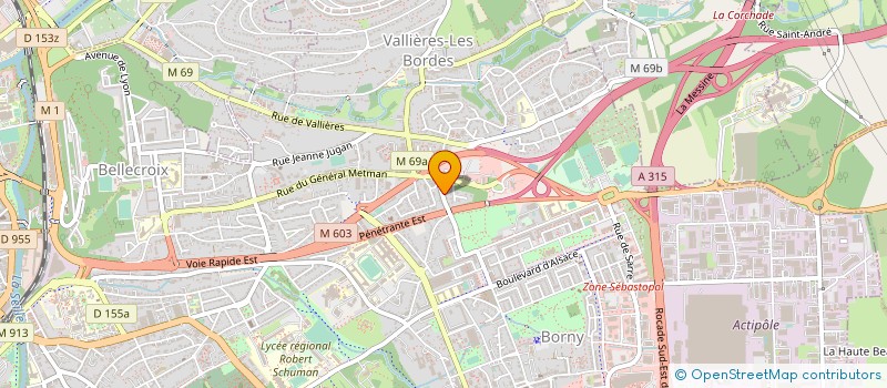 localisation de l'entreprise BS DIFFUSIONS à METZ