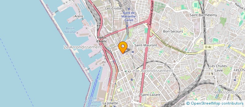 localisation de l'entreprise BS+ DISTRIBUTION à MARSEILLE