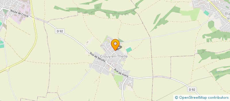 localisation de l'entreprise BS ENTREPRISE  CROUY-EN-THELLE