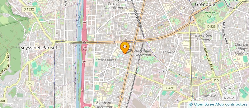 localisation de l'entreprise BS ENTRETIEN à GRENOBLE